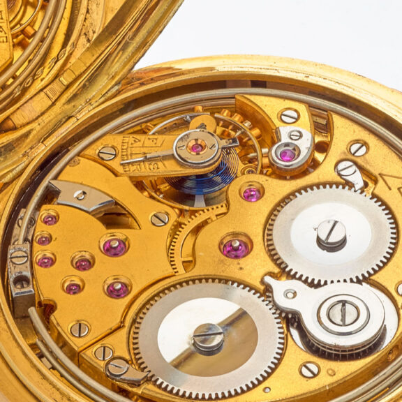 Swiss grande sonnerie carillon trip minute repeater Circa 1910 Swiss grande sonnerie carillon trip minute repeater Circa 1910