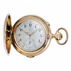 Swiss heavy quarter repeating gold pocket watch Circa 1900