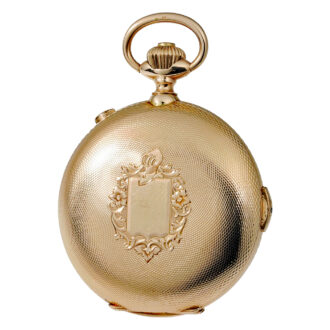 Swiss heavy quarter repeating gold pocket watch Circa 1900