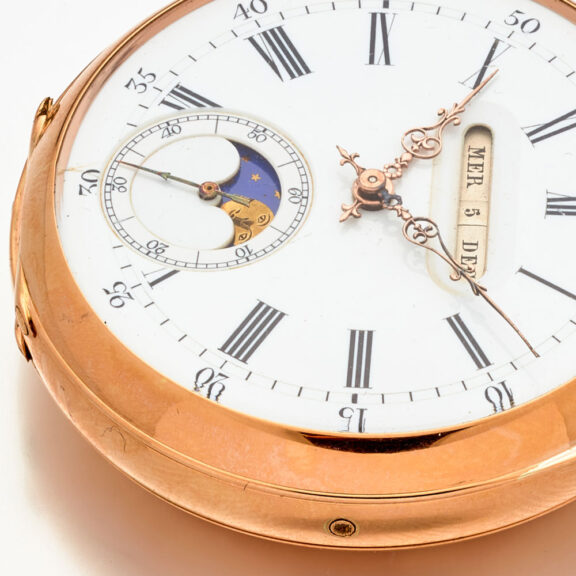 497ccSwiss gold pocket watch with triple date calendar Circa 1905 Swiss gold pocket watch with triple date calendar Circa 1905