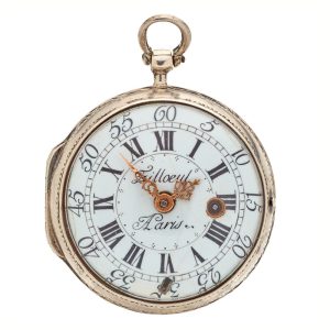 French early silver lady's keywind verge pocket watch Circa 1725