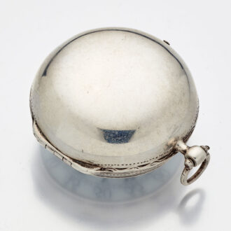 French early silver lady's keywind verge pocket watch Circa 1725