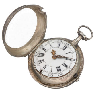 English Quarter repeater verge pocket watch circa 1710