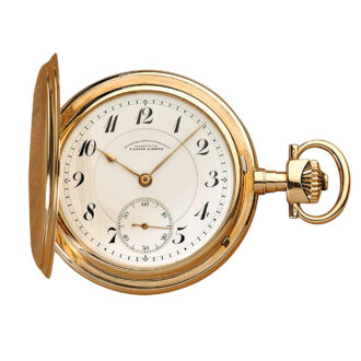 German 14k gold Glashütte pocket watch Circa 1925