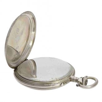 Very large German silver open faced lever pocket watch Circa 1920