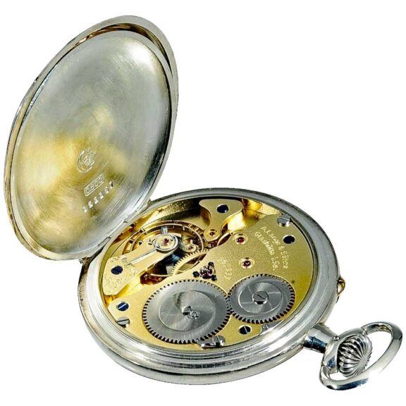 German silver deck watch with regulator dial Circa 1950 German silver deck watch with regulator dial Circa 1950