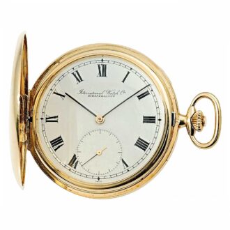 Swiss gold hunting cased pocket watch Circa 1966