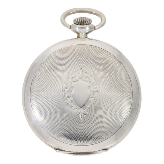 Swiss silver open faced lever pocket watch Circa 1930 Swiss silver open faced lever pocket watch Circa 1930