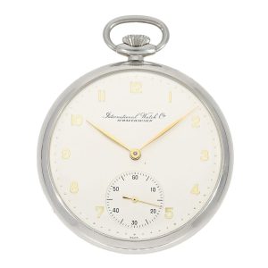 Swiss open faced lever in stainless steel case Circa 1965