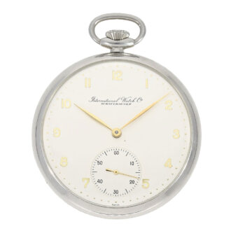 Swiss open faced lever in stainless steel case Circa 1965
