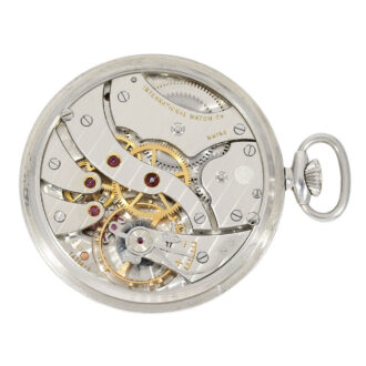 Swiss open faced lever in stainless steel case Circa 1965