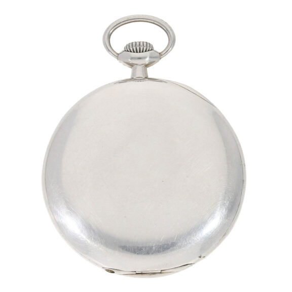 Swiss silver open faced lepine pocket watch Circa 1928 Swiss silver open faced lepine pocket watch Circa 1928
