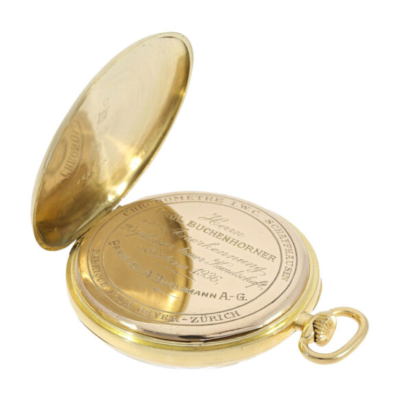 High quality Swiss 18k gold chronometer watch Circa 1936 High quality Swiss 18k gold chronometer watch Circa 1936