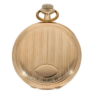 Decorative Swiss gold Omega Lepine watch Circa 1915