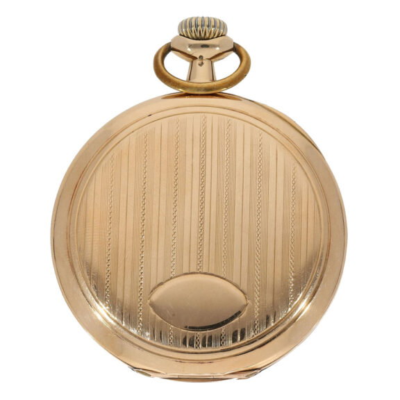 Decorative Swiss gold Omega Lepine watch Circa 1915 Decorative Swiss gold Omega Lepine watch Circa 1915