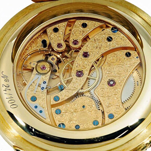 Swiss gold watch with full calendar and moon phase Circa 1973 Swiss gold watch with full calendar and moon phase Circa 1973