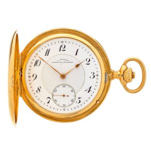 German 18 carat gold pocket watch in quality 1A Circa 1910