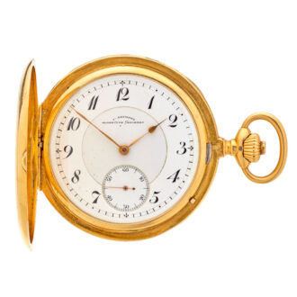 German 18 carat gold pocket watch in quality 1A Circa 1910