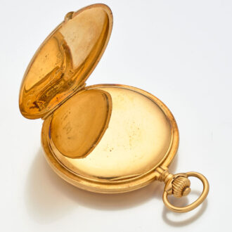German 18 carat gold pocket watch in quality 1A Circa 1910