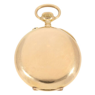 Swedish pink gold watch with matching chatelaine Circa 1915
