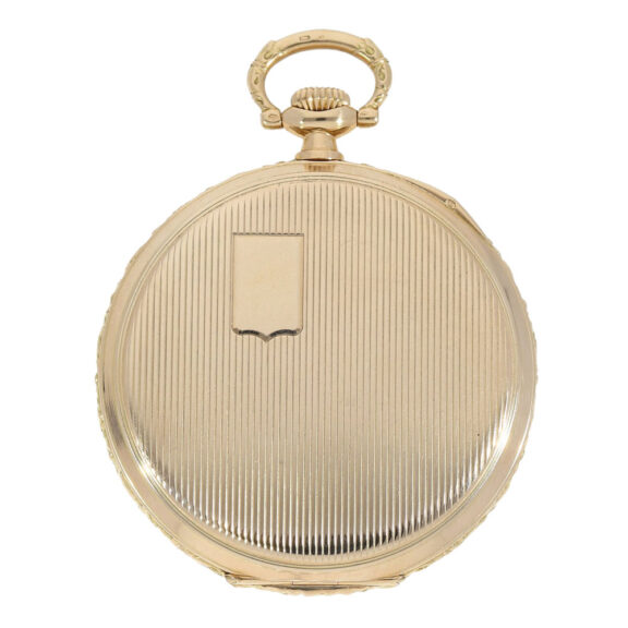 Swiss 14 K gold open faced dress watch Circa 1923 Swiss 14 K gold open faced dress watch Circa 1923
