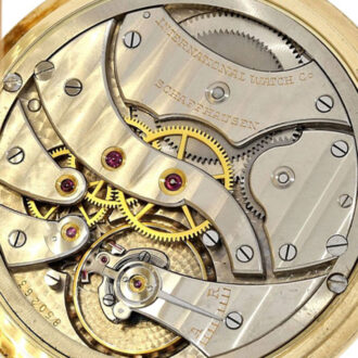 Very thin Swiss 14 carat gold dress watch Circa 1928