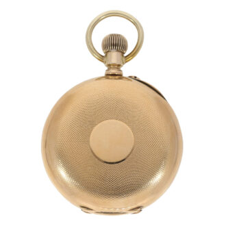Swiss gold open faced keywind pocket watch Circa 1900