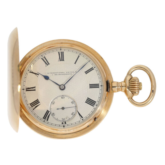 Swiss gold hunting cased lever pocket watch Circa 1903