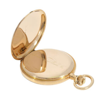 Swiss gold hunting cased lever pocket watch Circa 1903