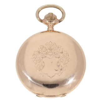 Classic Swiss gold hunting cased pocket watch Circa 1894