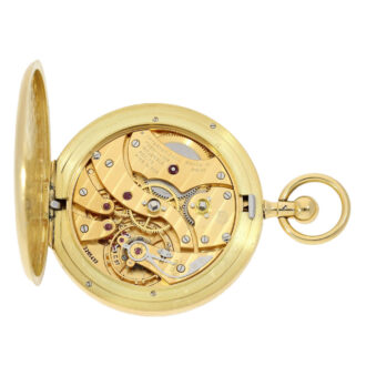 Swiss gold open faced keywind pocket watch Circa 1979 Swiss gold open faced keywind pocket watch Circa 1979
