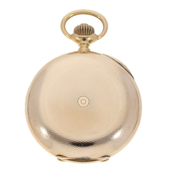 Swiss pink gold hunting cased lever watch Circa 1902 Swiss pink gold hunting cased lever watch Circa 1902