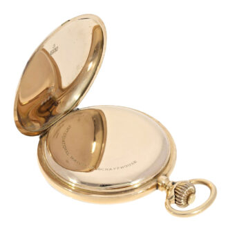 Swiss pink gold hunting cased lever watch Circa 1902