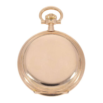 Swiss pink gold watch with rare case shape Circa 1902