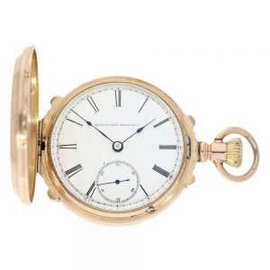 American gold watch with 
