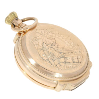 American gold watch with "True-Box-Hinged-Case" Circa 1886