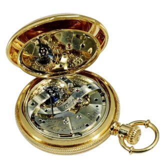 Swiss heavy gold watch for the American market Circa 1880