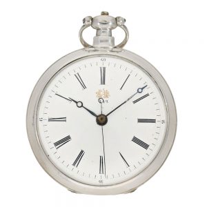 Swiss silver lever watch for the Chinese market Circa 1840