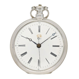 Swiss silver lever watch for the Chinese market Circa 1840