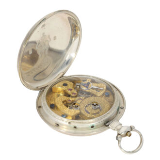 Swiss silver lever watch for the Chinese market Circa 1840