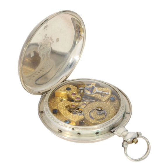 Swiss silver lever watch for the Chinese market Circa 1840 Swiss silver lever watch for the Chinese market Circa 1840