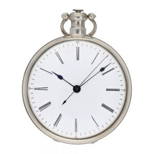 Swiss silver duplex watch for the Chinese market Circa 1840
