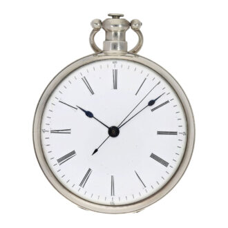 Swiss silver duplex watch for the Chinese market Circa 1840