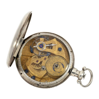 Swiss silver duplex watch for the Chinese market Circa 1840