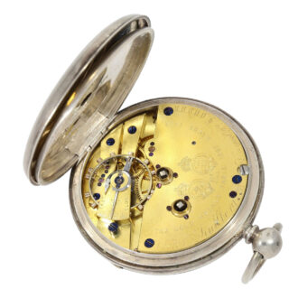Early English silver chronometer pocket watch Circa 1861