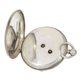 Early English silver chronometer pocket watch Circa 1861