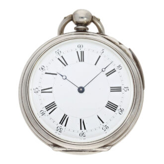 Large Swiss silver quarter repeating pocket watch Circa 1800 Large Swiss silver quarter repeating pocket watch Circa 1800
