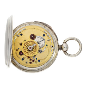 Large Swiss silver quarter repeating pocket watch Circa 1800 Large Swiss silver quarter repeating pocket watch Circa 1800