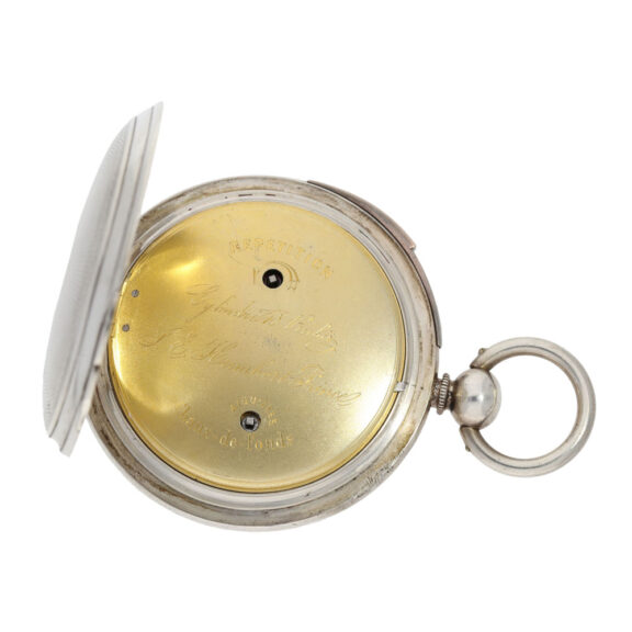 Large Swiss silver quarter repeating pocket watch Circa 1800 Large Swiss silver quarter repeating pocket watch Circa 1800