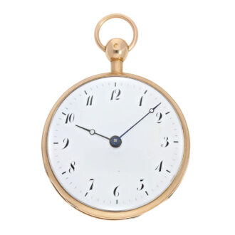 French gold repeating watch pair in original box Circa 1820